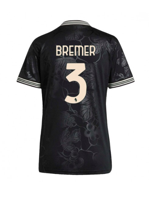 Zenske Futbalové oblečenie Juventus Gleison Bremer #3 2025-26 Krátky Rukáv - Tretina Zenske Futbalové oblečenie Juventus Gleison Bremer #3 2025-26 Krátky Rukáv - Tretina